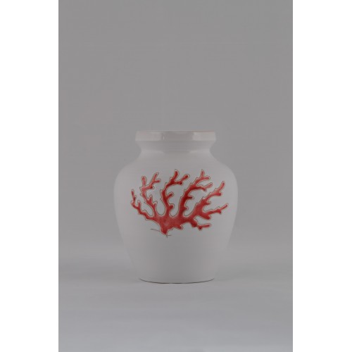 Vaso cm 20 corallo rosso